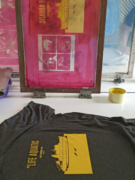 Sceen printing workshop